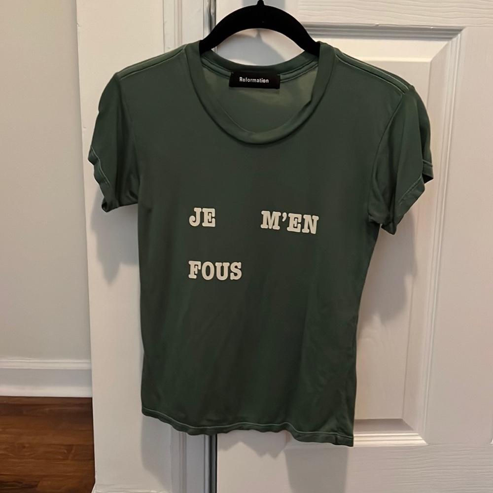 Reformation baby tee
